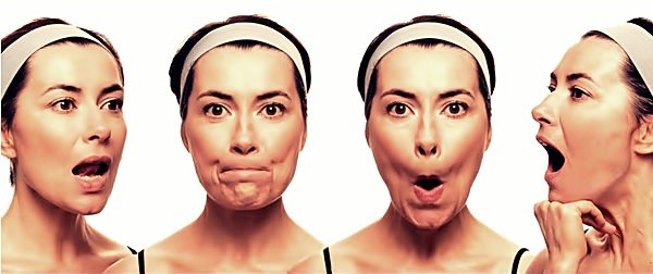 Facebuilding - thể dục dụng cụ mặt. Bài tập ở nhà. Video, đánh giá, ảnh