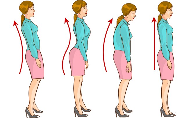 Exercícios de slouching, para postura, fortalecimento dos músculos em casa