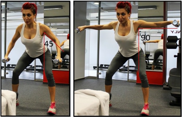 Latihan dengan dumbbells untuk wanita, gadis untuk punggung, lengan, otot dada, punggung, abs, di rumah untuk pemula