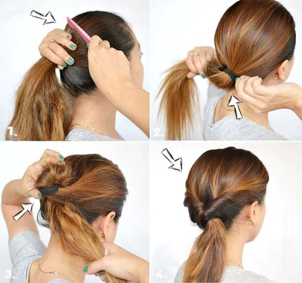 Các kiểu tóc cho tóc dài với bàn tay của riêng bạn ở nhà. Hướng dẫn từng bước, ảnh