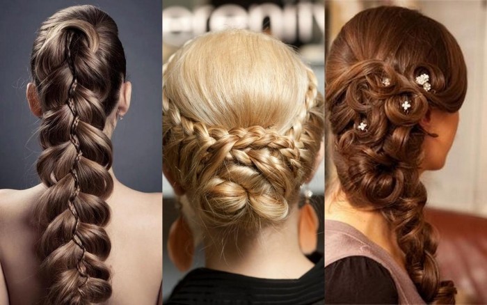 Gaya rambut yang paling bergaya dan cantik untuk rambut panjang. Arahan mengenai cara membuat gaya rambut malam yang sederhana, mudah. Gambar