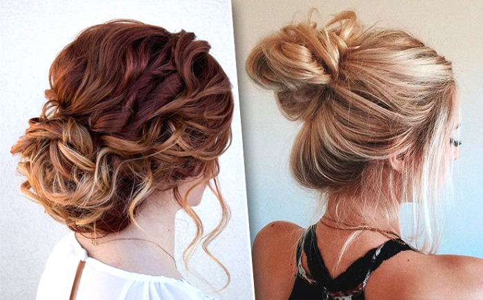 Gaya rambut yang paling bergaya dan cantik untuk rambut panjang. Arahan mengenai cara membuat gaya rambut malam yang sederhana, mudah. Gambar