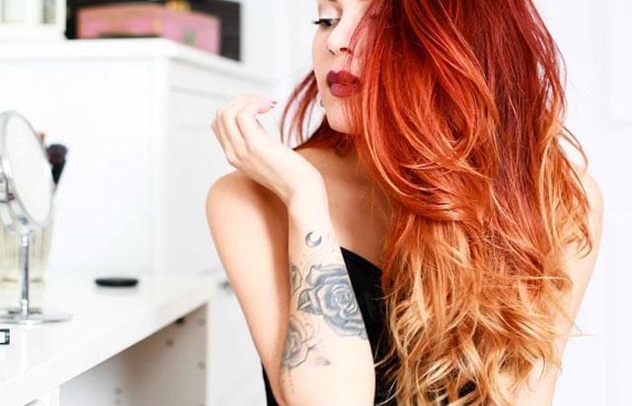 Warna rambut bergaya pada tahun 2020. Foto trend fesyen untuk berambut perang, berambut perang musim bunga, musim panas, musim luruh, musim sejuk