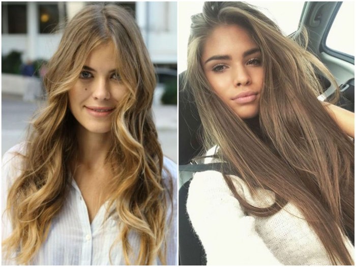 Warna rambut bergaya pada tahun 2020. Foto trend fesyen untuk berambut perang, berambut perang musim bunga, musim panas, musim luruh, musim sejuk