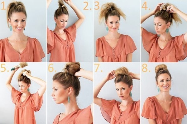 Penteados para cabelos longos passo a passo. Foto de lindos cortes de cabelo simples com e sem franja, noite e casamento