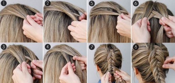 Penteados para cabelos longos passo a passo. Foto de lindos cortes de cabelo simples com e sem franja, noite e casamento