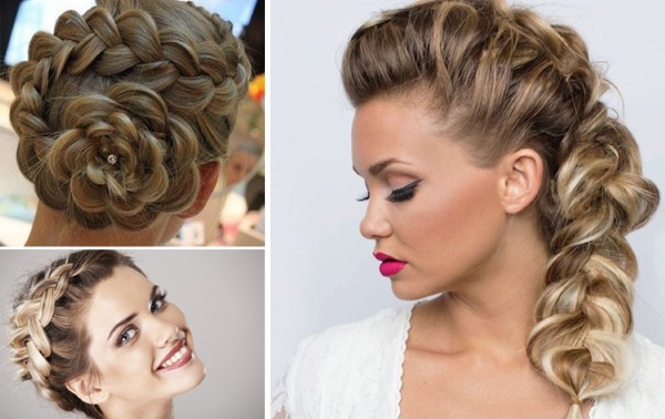 Penteados para cabelos longos passo a passo. Foto de lindos cortes de cabelo simples com e sem franja, noite e casamento