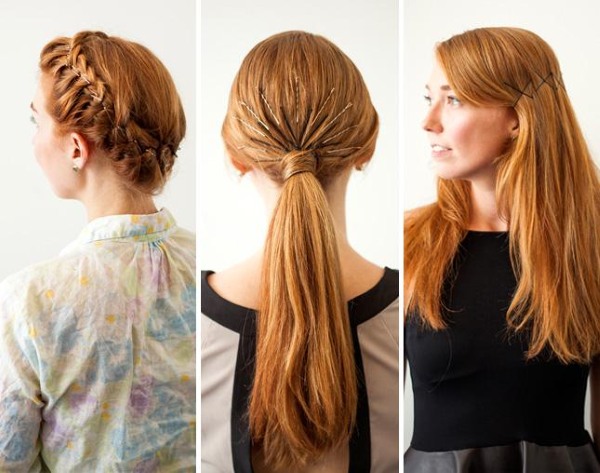 Penteados para cabelos longos passo a passo. Foto de lindos cortes de cabelo simples com e sem franja, noite e casamento