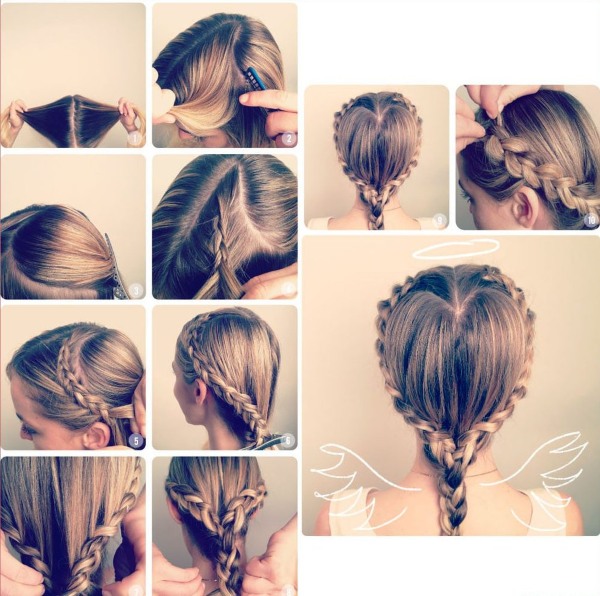 Penteados para cabelos longos passo a passo. Foto de lindos cortes de cabelo simples com e sem franja, noite e casamento
