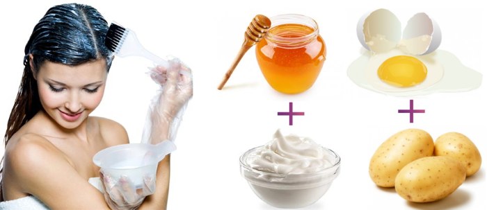Mặt nạ nuôi dưỡng, dưỡng ẩm và phục hồi tóc khô. Công thức nấu ăn để sử dụng tại nhà