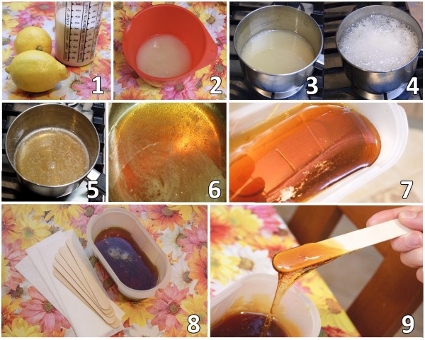 Shugaring paste - cách nấu ăn tại nhà, công thức nấu ăn