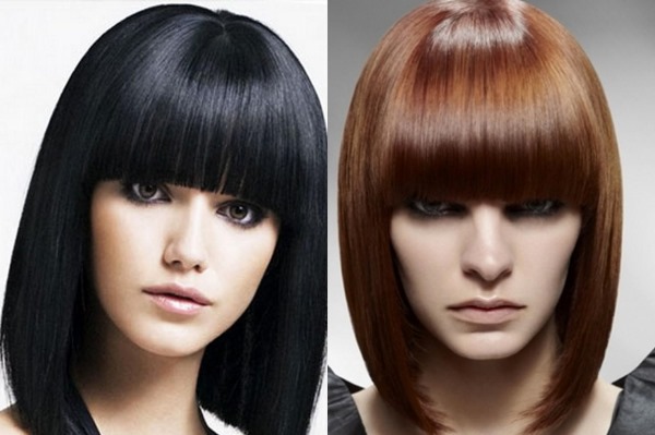 Cắt tóc mái ngố cho tóc trung bình 2020. Ảnh các kiểu cắt tóc thời trang cho mặt tròn, trái xoan, vuông