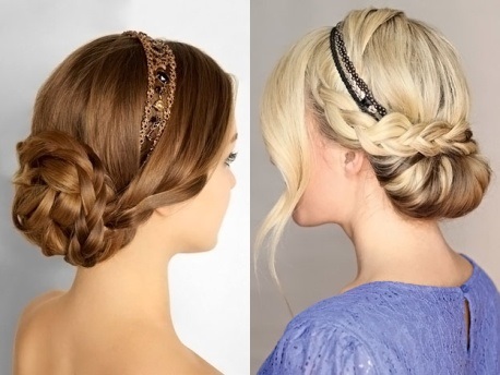 Penteado grego para cabelos longos com curativo. Instruções passo a passo com foto