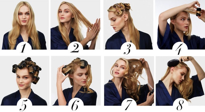 Cách sử dụng con lăn nhiệt tốt hơn cho tóc ngắn, trung bình, dài. Hướng dẫn từng bước với ảnh