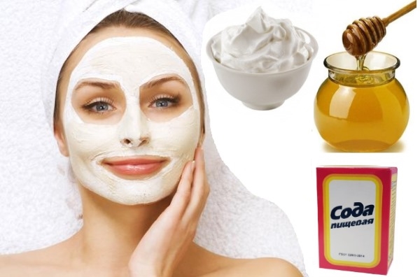Mặt nạ với baking soda trị nếp nhăn, mụn trứng cá, mụn đầu đen, đồi mồi. Công thức nấu ăn và sử dụng tại nhà