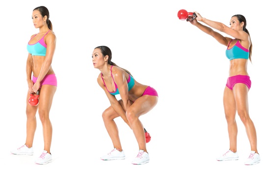 Latihan asas untuk kanak-kanak perempuan di bahu dengan berat badan sendiri, dumbbells, barbell, kettlebell, expander, di rumah dan di gim