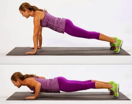 Latihan asas untuk kanak-kanak perempuan di bahu dengan berat badan sendiri, dumbbells, barbell, kettlebell, expander, di rumah dan di gim