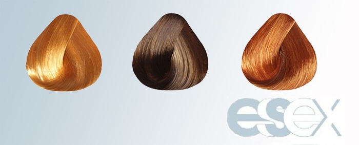 طلاء استل. لوحة الألوان ، صورة الشعر: الأرقام ، أسماء الظلال لكل السلاسل: Deluxe ، Blond ، Essex ، Princess ، Couture ، Newton