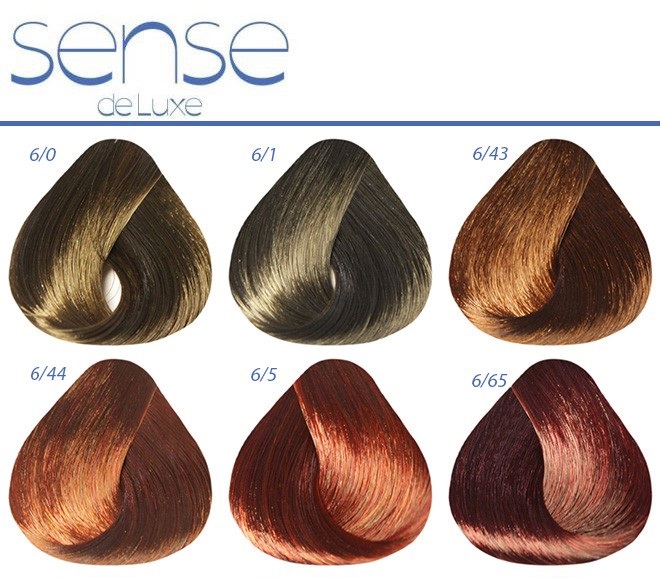 طلاء استل. لوحة الألوان ، صورة الشعر: الأرقام ، أسماء الظلال لكل السلاسل: Deluxe ، Blond ، Essex ، Princess ، Couture ، Newton