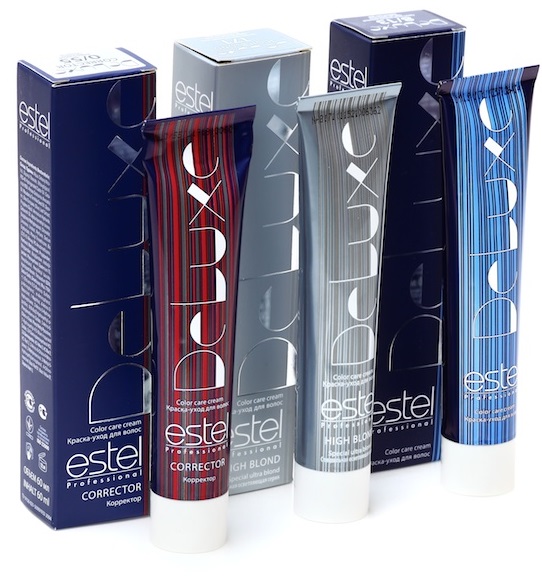 طلاء استل. لوحة الألوان ، صورة الشعر: الأرقام ، أسماء الظلال لكل السلاسل: Deluxe ، Blond ، Essex ، Princess ، Couture ، Newton