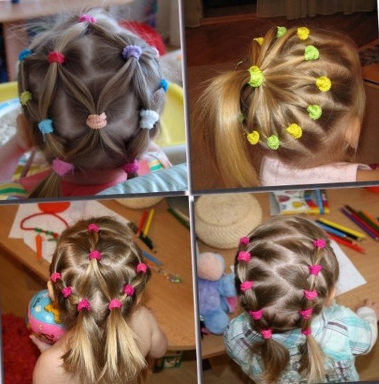 Hermosos peinados con cabello corto para niñas a la escuela, jardín de infantes, simples en 5 minutos, trenzas, instrucciones con fotos.