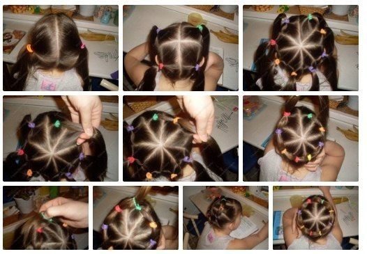 Hermosos peinados con cabello corto para niñas a la escuela, jardín de infantes, simples en 5 minutos, trenzas, instrucciones con fotos.
