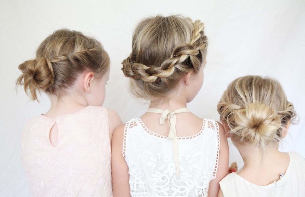Hermosos peinados con cabello corto para niñas a la escuela, jardín de infantes, simples en 5 minutos, trenzas, instrucciones con fotos.