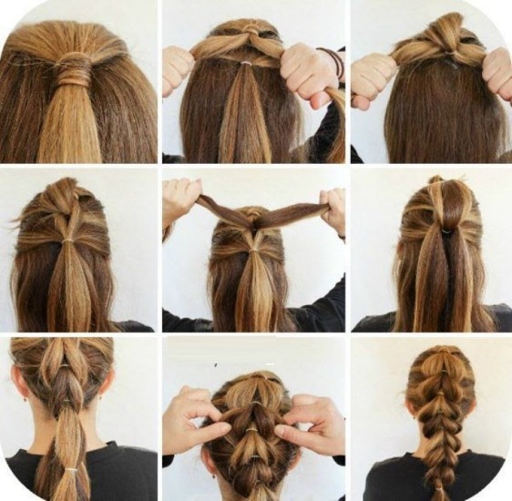 Hermosos peinados con cabello corto para niñas a la escuela, jardín de infantes, simples en 5 minutos, trenzas, instrucciones con fotos.