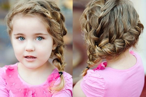 Hermosos peinados con cabello corto para niñas a la escuela, jardín de infantes, simples en 5 minutos, trenzas, instrucciones con fotos.