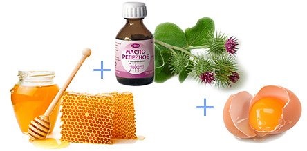 Маске за раст косе од јаја, меда, уља од чичка, други рецепти код куће. Правила за припрему и употребу
