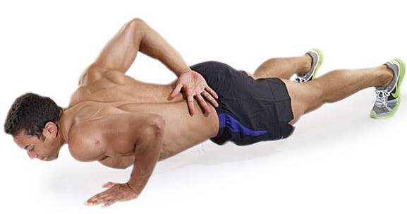 Push-up dari lantai adalah program latihan untuk gadis dan lelaki pemula untuk mendapatkan massa otot dada. Program 100 kali dalam 6 minggu