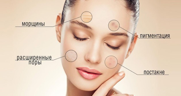 Lợi ích và tác hại của việc lột mặt: hóa chất, axit trái cây, glycolic, phần cứng, retinol, Jessner, axit succinic, với canxi