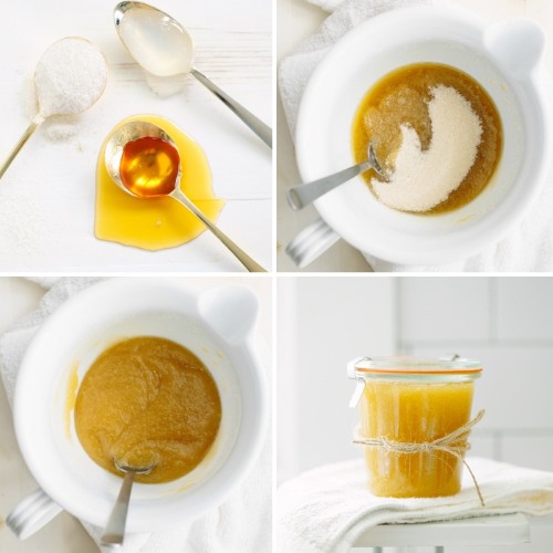 Lulur badan di rumah: untuk penurunan berat badan, untuk selulit, stretch mark, dengan garam laut, kopi, madu, asid, gula