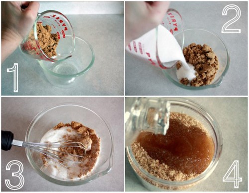 Lulur badan di rumah: untuk penurunan berat badan, untuk selulit, stretch mark, dengan garam laut, kopi, madu, asid, gula