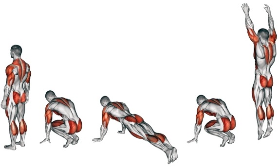 Burpee là một kỹ thuật thực hiện, nó là gì, làm như thế nào cho đúng. Các bài tập cho cô gái mới bắt đầu: làm khô và giảm cân điên cuồng