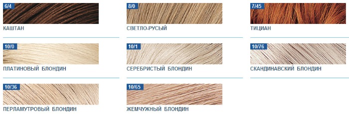 Thuốc nhuộm tóc Estelle: Bảng màu Silver Deluxe, Princess Essex, Celebrity, không chứa amoniac. Hướng dẫn sử dụng, đánh giá