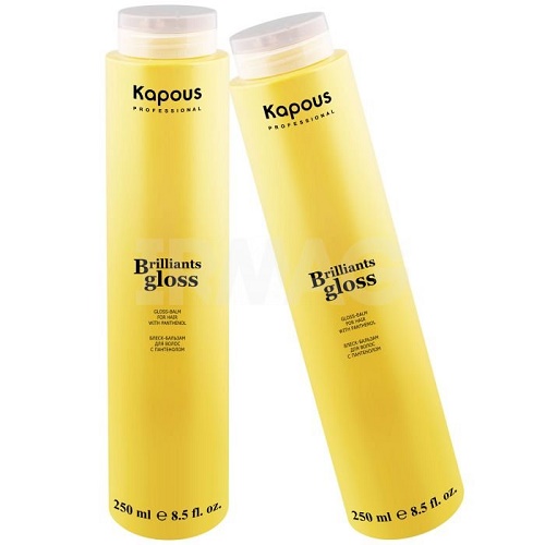 Kapus tintas com ácido hialurônico. Paleta de cores, instruções sobre como misturar, soro regenerador, xampu, preenchedor, spray