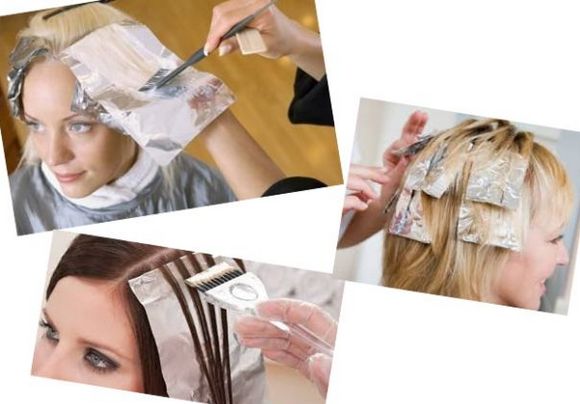 Làm nổi bật tóc tại nhà. Hướng dẫn từng bước cho người mới bắt đầu, có mũ, giấy bạc. Một bức ảnh