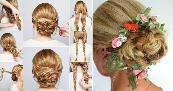 Tạo kiểu tóc nhanh cho tóc vừa trong 5 phút. Làm thế nào để làm điều đó từng bước bằng tay của chính bạn
