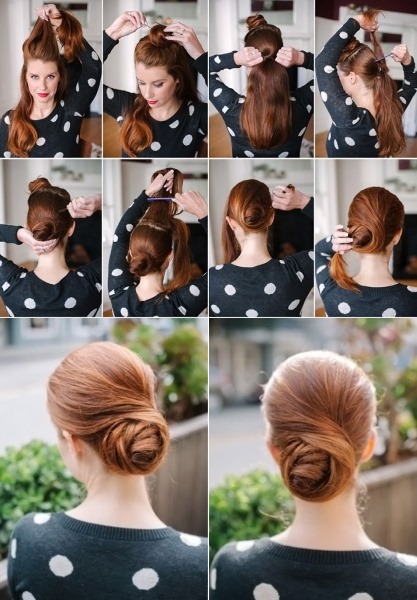 Tạo kiểu tóc nhanh cho tóc vừa trong 5 phút. Làm thế nào để làm điều đó từng bước bằng tay của chính bạn