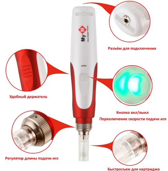Dermapen: บทวิจารณ์ของขั้นตอนด้วยเครื่องมือฟิลเลอร์สำหรับการทำ Mesotherapy แบบเศษส่วน ซื้อที่ไหนวิธีใช้