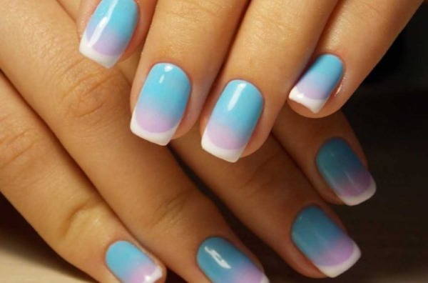 Gradient trên móng tay với sơn gel: ảnh, xu hướng thời trang. Cách chọn màu và pha màu tại nhà với cọ, bông mút không bong bóng