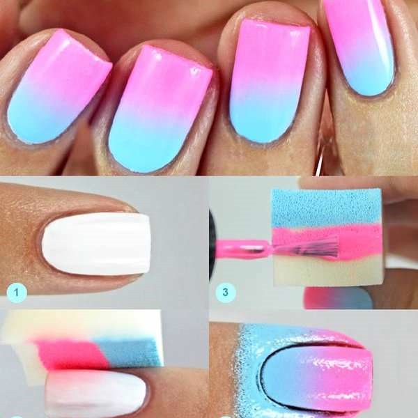 Gradient trên móng tay với sơn gel: ảnh, xu hướng thời trang. Cách chọn màu và pha màu tại nhà với cọ, bông mút không bong bóng