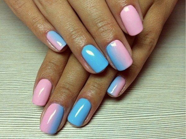 Gradient trên móng tay với sơn gel: ảnh, xu hướng thời trang. Cách chọn màu và pha màu tại nhà với cọ, bông mút không bong bóng