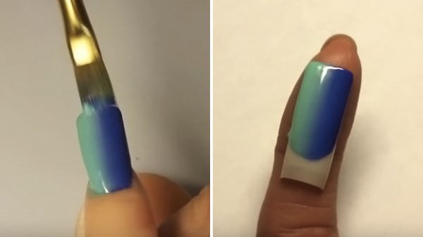 Gradient trên móng tay với sơn gel: ảnh, xu hướng thời trang. Cách chọn màu và pha màu tại nhà với cọ, bông mút không bong bóng