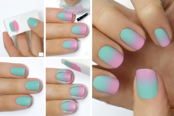 Gradient trên móng tay với sơn gel: ảnh, xu hướng thời trang. Cách chọn màu và pha màu tại nhà với cọ, bông mút không bong bóng