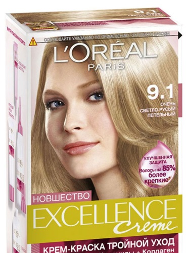 Warna kelabu pewarna rambut: Estelle, Kapus, Garnier, Schwarzkopf, Pallet, Londa, Loreal