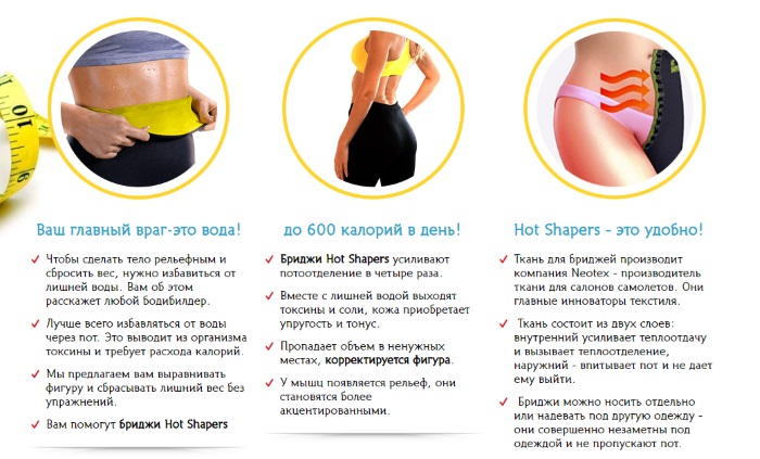 المؤخرات التخسيس. أيهما أفضل للشراء: Hot shapers ، Volcano ، Artemis ، Hotex ، Lytess ، Lite weight. آراء المشترين والأطباء