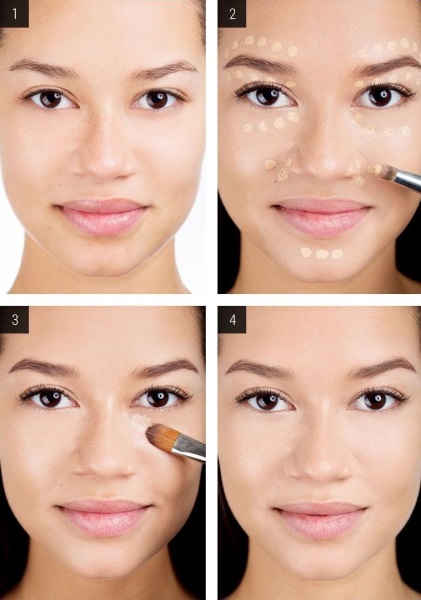 Corretivo facial. O que é e para quê, tipos e cores. Instruções passo a passo de uso
