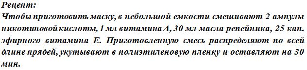 Никотинска киселина за косу. Апликација за губитак и раст косе. Методе и упутства